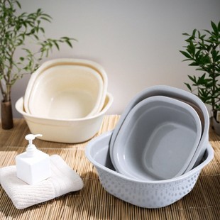 Square Thickened Plastic Basin Washbasin Large Household Vegetable Washing Basin Laundry Basin Baby Foot Washing Basin Small Basin Washbasin