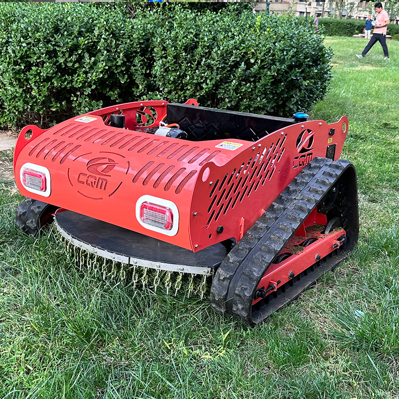 履带式遥控式割草机多功能除草机家用小型山地除草机果园碎草除草