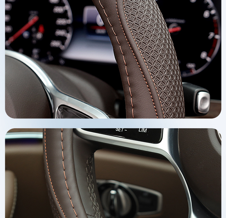16-24 Mercedes-Benz E200L E260L E300L GLC260 GLC300 Steering Wheel Cover Leather Fool Winter