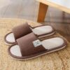 Summer non-slip slippers suitable for men and women for beloved indoor, cotton and linen, wholesale