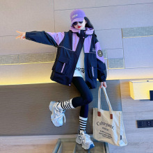 女童秋装2025新款外套中大儿童冲锋衣三合一春秋季超好看童装洋气