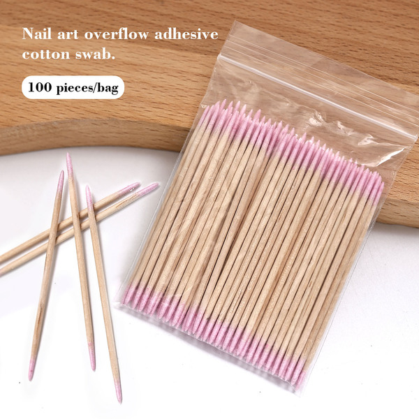 disposable cotton cotton swabs for manicure