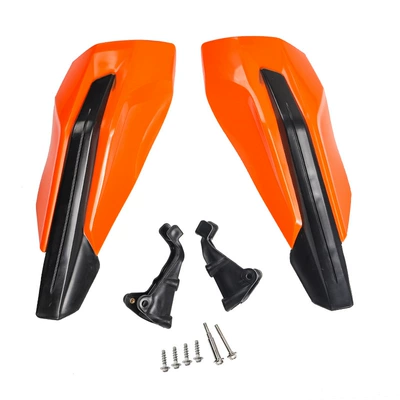 Off-Road Motorcycle Modified Plastic Windshield Hand Guard for Ktm Sxf Xcf Xcw Exc 150-500 (Motorcycle Safety Supplies) - orange-handguard