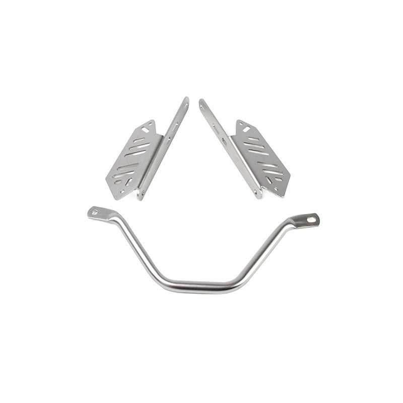 Adecuado para haojue Suzuki motocicleta modificación DL650XT cola portaequipajes derecha ocultar caja de escape lateral soporte