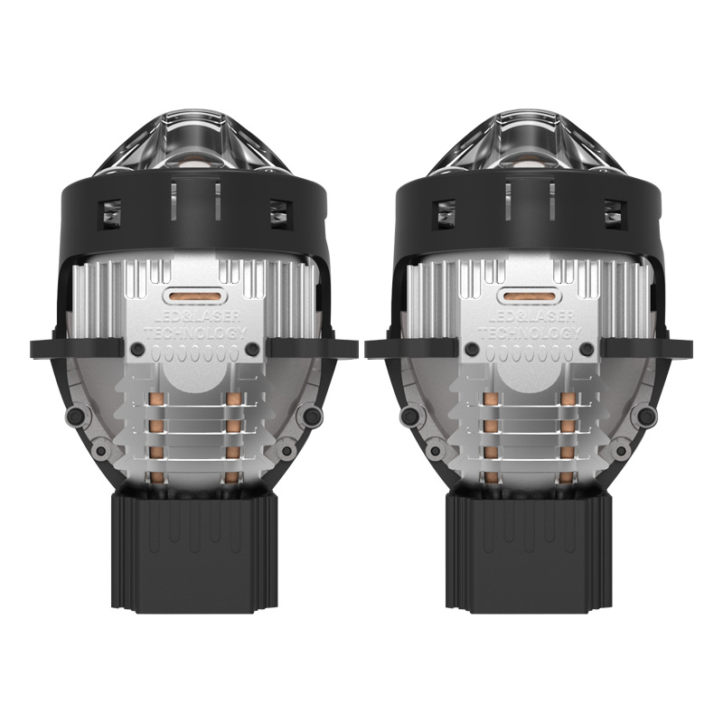 三为车灯新款LKA 3寸双直射80瓦6000K高亮LED激光透镜大灯车前灯