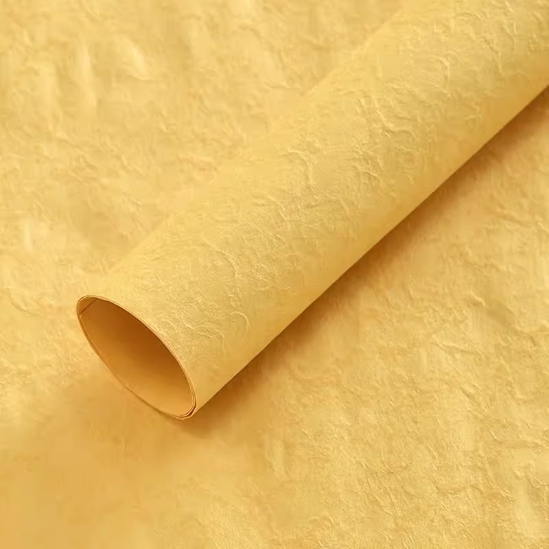 Papel de embalaje de flores teñidas de hierba amor eterno serie de paquetes de flores sólidas textura de papel Dongba floral papel de embalaje de flores