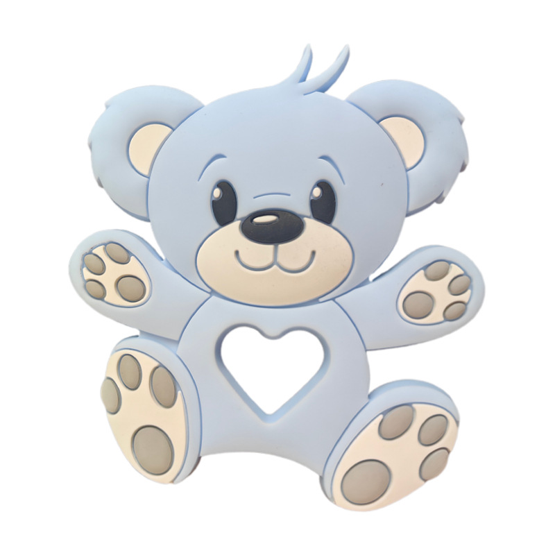 작은 너구리 치발기---파란색