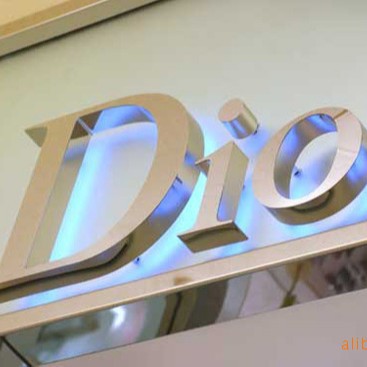 户外精工字不锈钢背发光字树脂迷你字led门头招牌广告字厂家定制