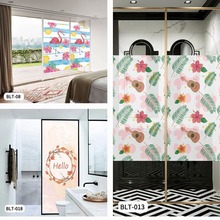 跨境热销新品静电遮光贴纸吸附闪点磨砂玻璃贴膜厂家直销45*58