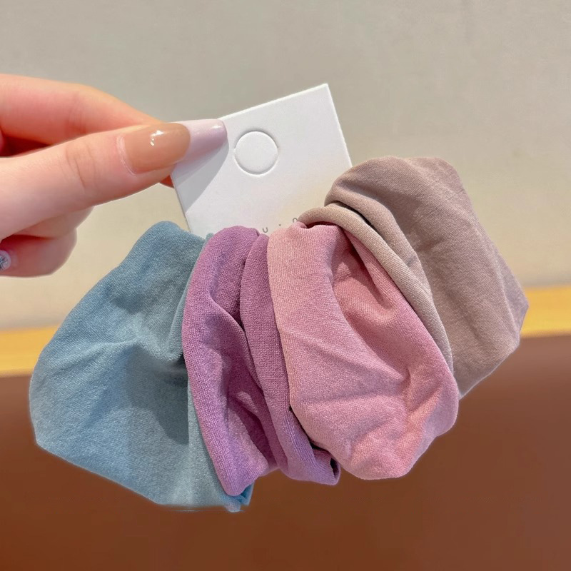 Máscara coreana anillo de cabello grueso borde ancho sin costura de alta elasticidad cabeza cuerda toque de cabello de goma guarniciones de alto valor de belleza