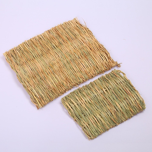 [Factory] Pet Supplies Grass Mat Weaving Grass Pet Mat Rabbit Guinea Pig Nest Grass Woven Nest Mat Wholesale