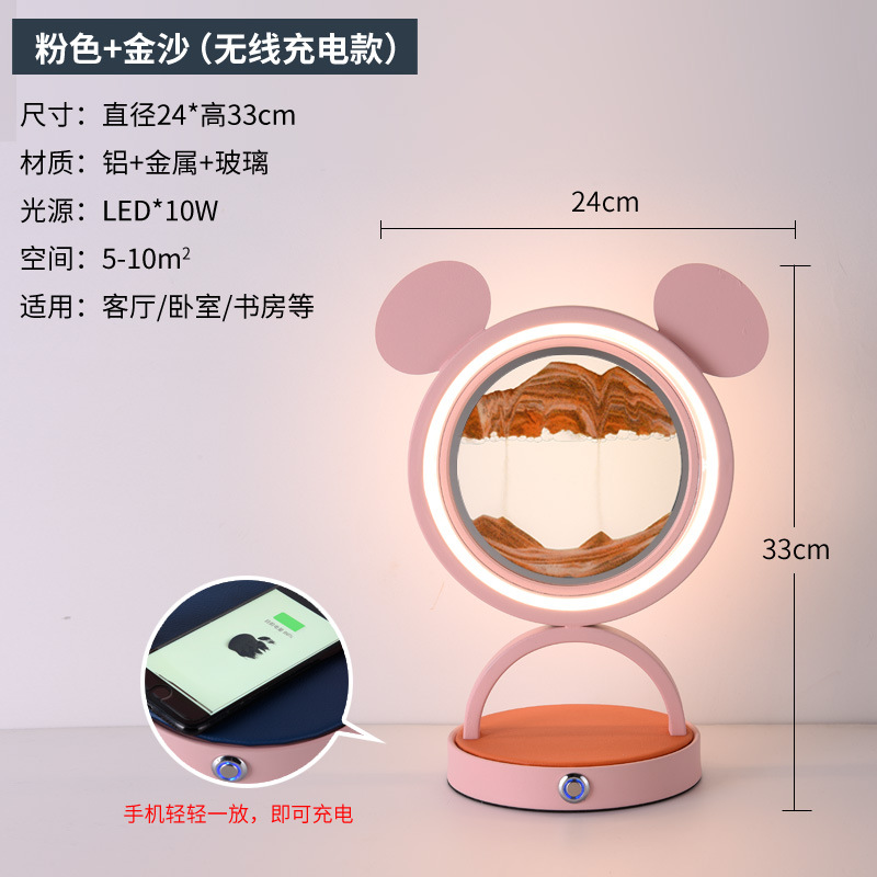 无线款粉色+金沙