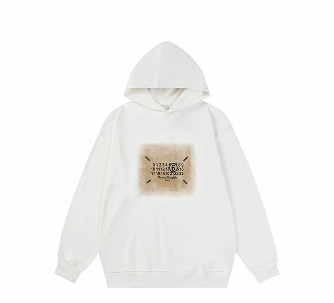 Футболка с длинным рукавом Maison Margiela унисекс свободного кроя с круглым вырезом