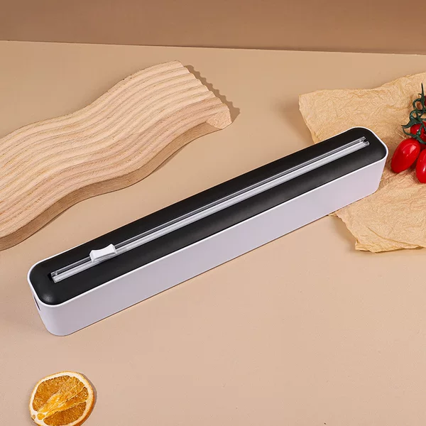 Baking Tin Paper Two-way Sliding Knife Cutting Box Household Preservation Film Cutter Magnetic Wall-mounted Storage Box Storage Rack