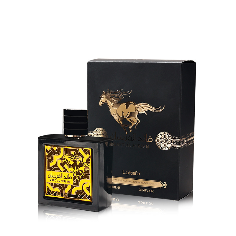 Perfume Masculino Popular Transfronterizo, Fragancia Ligera Fresca y Duradera, Fragancia Árabe de Oriente Medio, Knight Leader al por Mayor