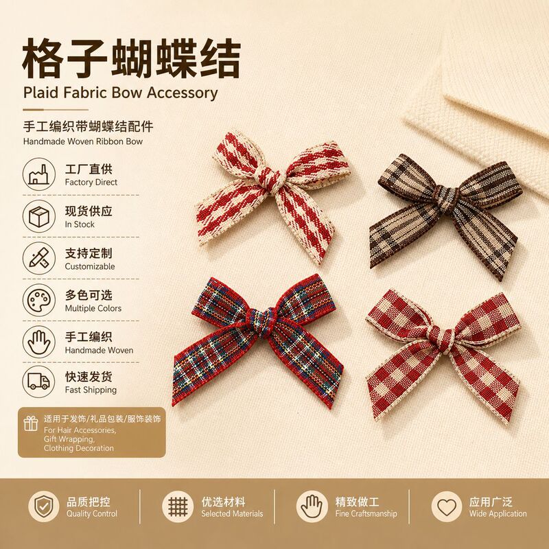 1cm Wide Plaid Bow DIY Accessories Ribbon Clothing Accessories Gift Packaging Textile Ready-To-Ship Hair Accessories 1cm Wide Plaid Bow DIY Accessories Ribbon Clothing Accessories Gift Packaging Textile Ready-To-Ship Hair Accessories