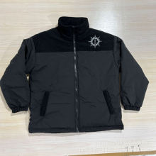 【加工定制】休闲外套男款2025春新款加绒加厚棉衣夹克短保暖棉服