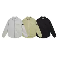 Cross-border foreign trade single new CP pullover printed casual zipper sweater hoodie jacket lovers with wholesale tide