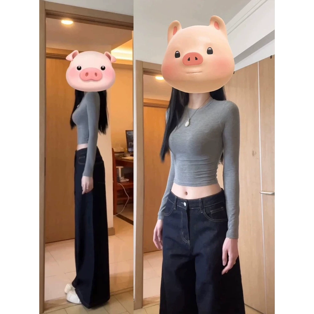 Футболка с длинными рукавами для женского пола