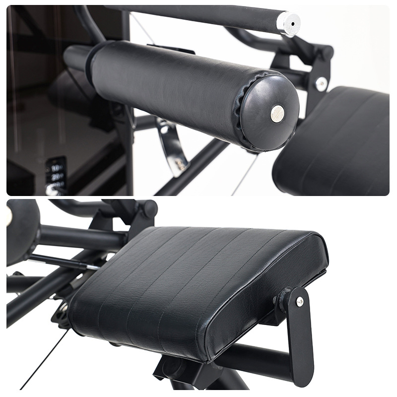 Máquina de empuje de glúteos Equipo de gimnasio comercial Equipo de empuje de glúteos Entrenador personal Puente de glúteos Entrenador maestro