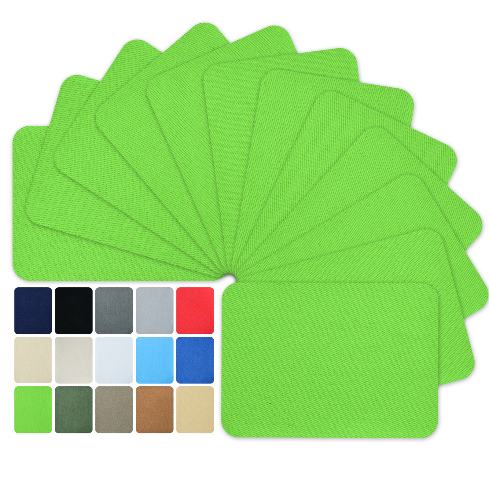 잔디 녹색 * 정사각형 * 7.5*10.5 12 조각