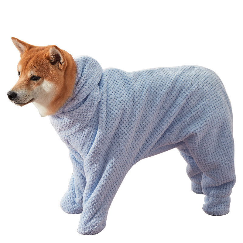 ペット吸水タオル犬猫ペットショップ入浴大型厚手バスローブソフト速乾ペットバスタオル|undefined