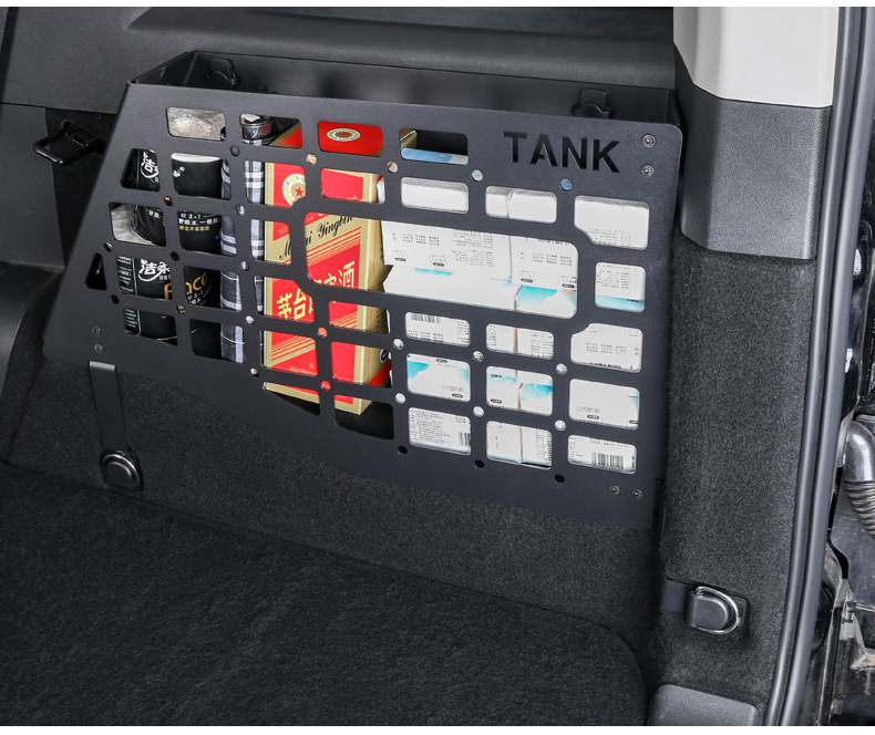 Tank 300 Trunk Storage Rack Left and Right Storage Aluminum Alloy Modified Tail Box Storage Box Expansion Hanging Net Interior
