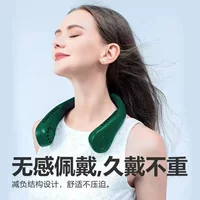 Leafless Hanging neck Fan Solid Mini Movement Student Sports Lazy USB Electric Fan Haha
