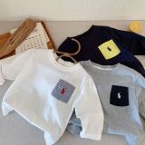 Детская весенняя базовая приятная телу футболка подходит для мужчин и женщин