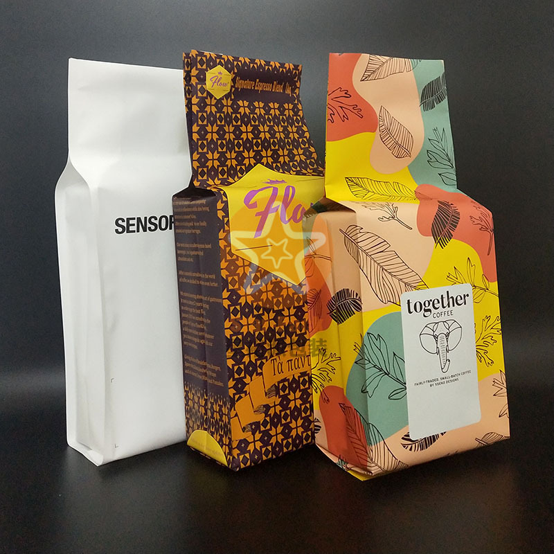 2022源头工厂少量定购新品咖啡铝箔袋 1千克白色磨砂自立咖啡袋