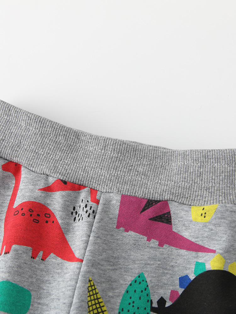 Transfronterizo malwee pantalones de niños otoño y invierno nuevos pantalones de niños de mediano tamaño impresión hermosa cintura elástica para niños image 2
