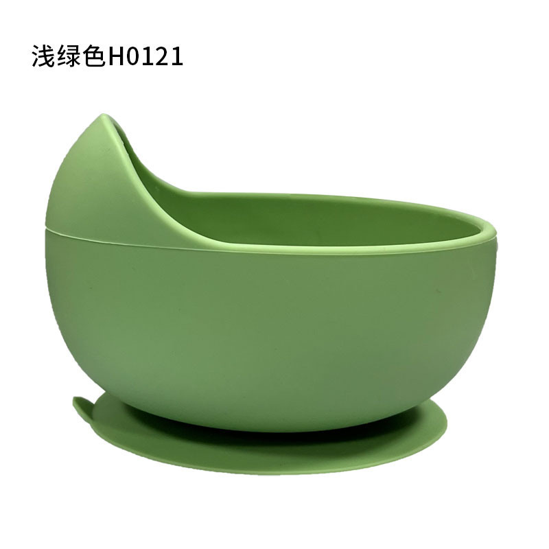 연한 녹색 음식 그릇