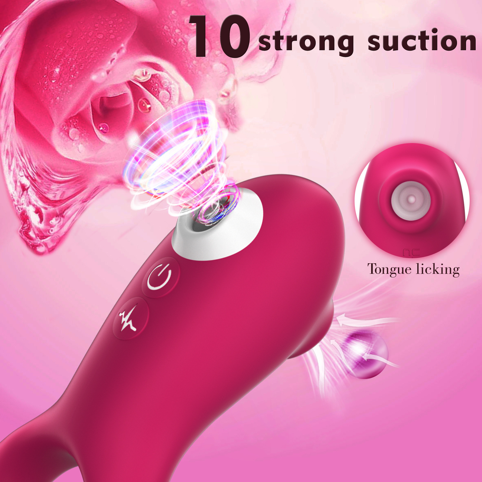 C-form Vibrator Und Nippel-massagegerät Für Paare_voghion.com