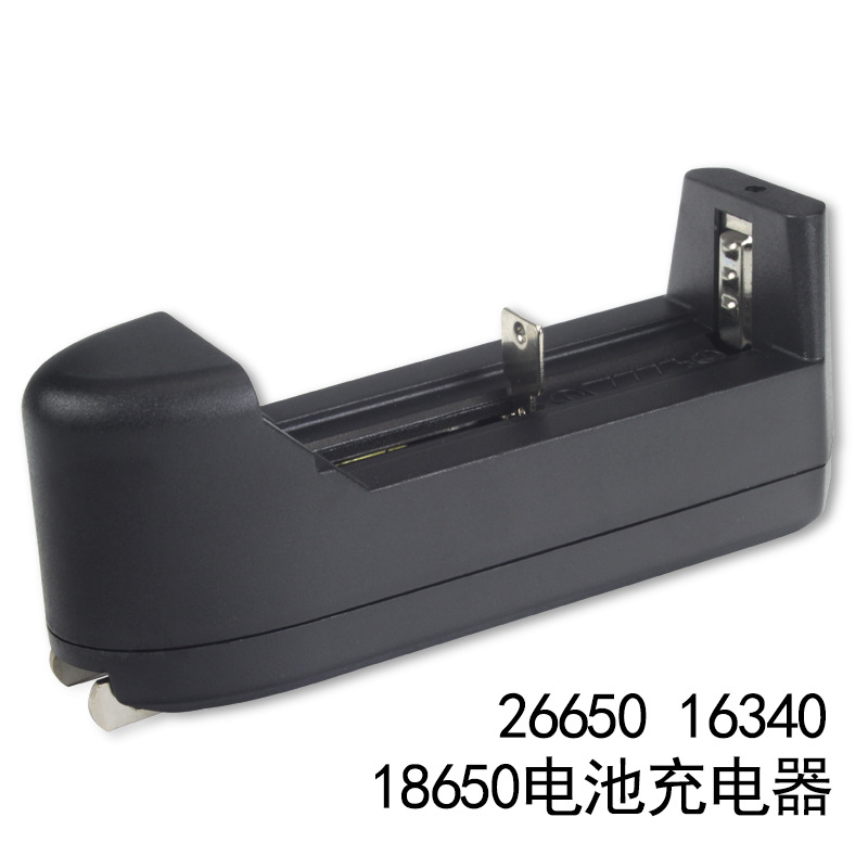 Rumen 18650 cargador de litio de una sola ranura cargador de fábrica al por mayor 26650 cargador de asiento de batería 14500