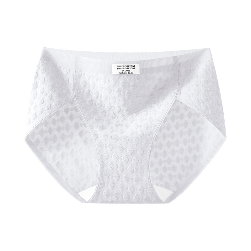 Algodón puro grado 10A entrepierna antibacteriana entrepierna de algodón puro entrepierna sin costuras transpirable con horquilla alta y sin piernas