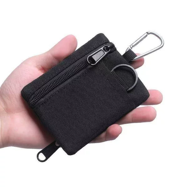 Casual Outdoor Tactical Key Bag Men's and Women's Coin Purse Coin Earphone Storage Card Bag Small Wallet Mini Small Bag