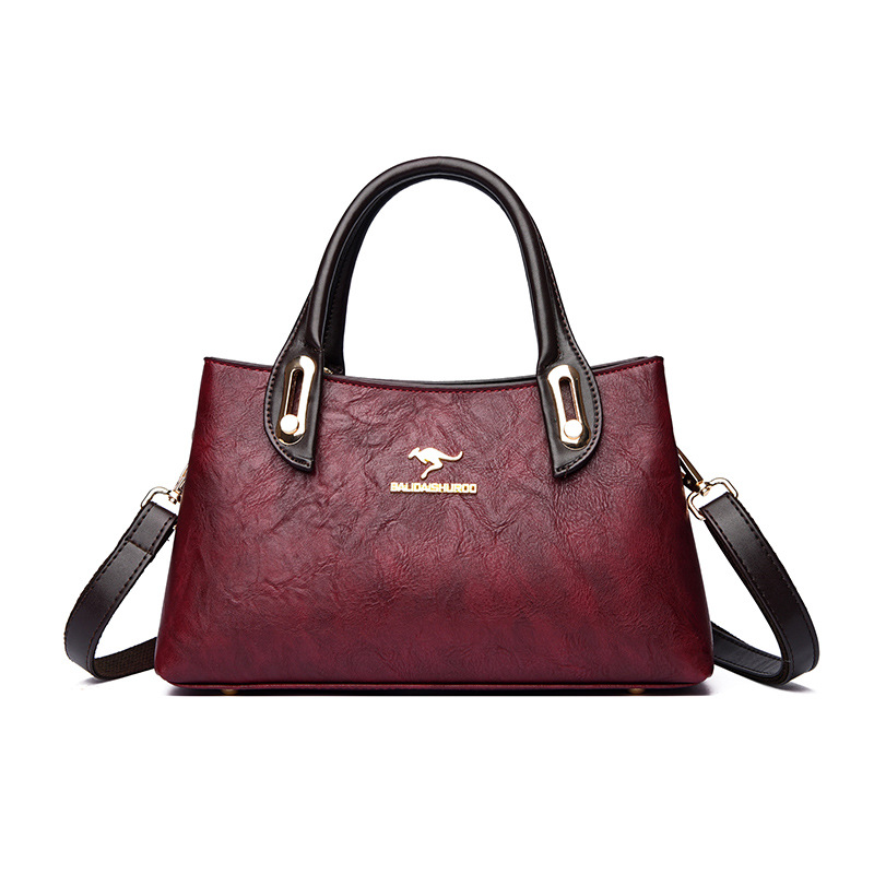 Cross-border 2024 nueva bolsa de hombro de mujer moda versátil gran capacidad descanso bolso de madres de mediana edad