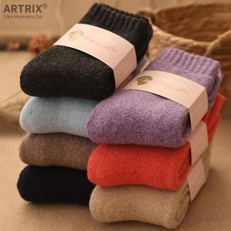 Super thick!! Resist minus 20 degrees! Thick thick towel socks Terry socks men's socks women's socks mid-calf length socks