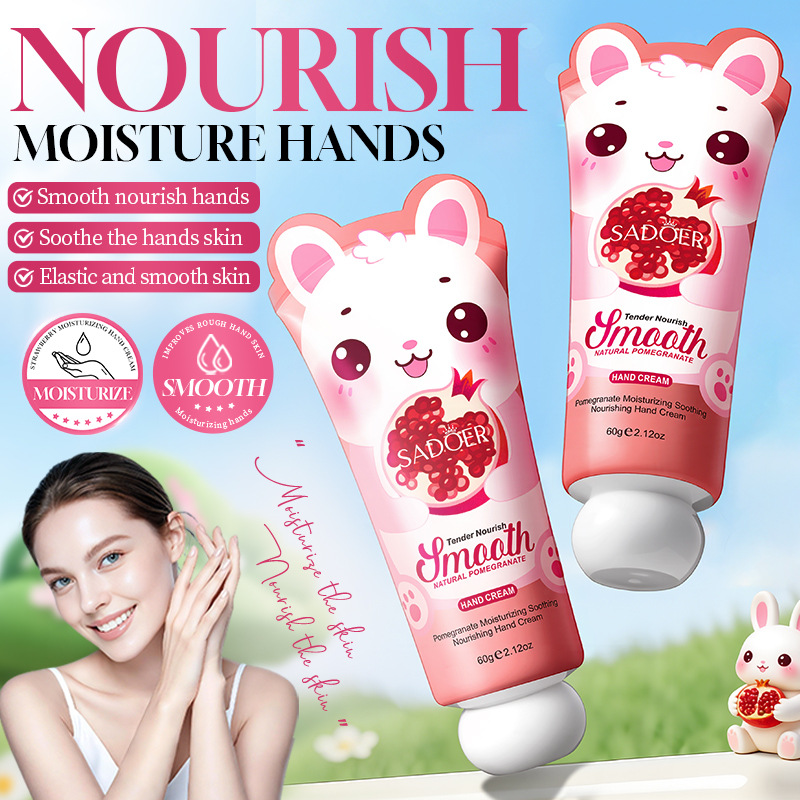 Inglés completo Sadoer Fruit Hydrating Calming Nutrition Hand Cream Series Otoño Invierno Humectante Hand Cream Comercio Exterior Transfronterizo