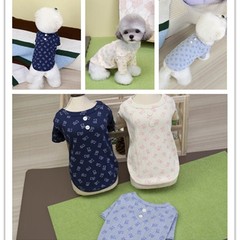 狗衣服宠物服装时尚新款小型犬猫咪秋冬保暖舒适25带扣打底衫