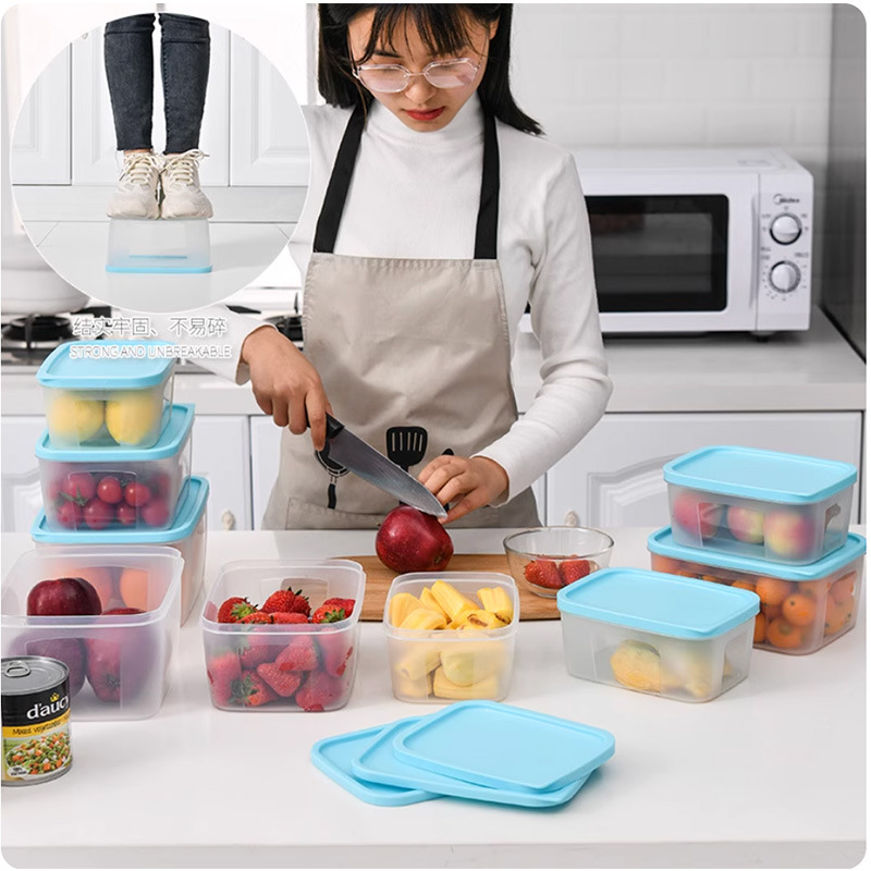 Caja de almacenamiento de gran capacidad sellada caja de frutas congeladas caja de acabado especial caja de pepinos caja de almacenamiento especial sellado refrigerador