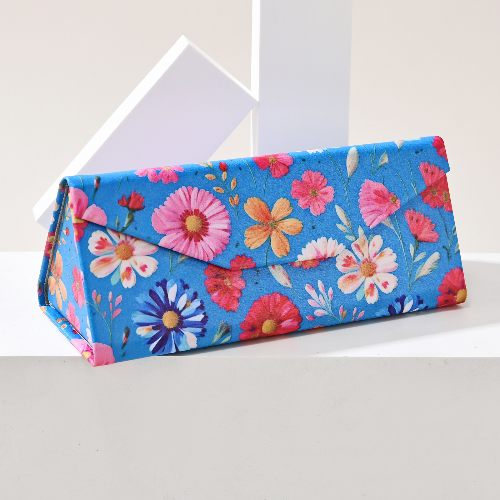 105g Weight glasses case Classification Leather Material Flower, Butterfly Pattern Unisex Gender Casual, Bohemian Style Casual Bohemian Flower Butterfly Leather Unisex Glasses Case 5