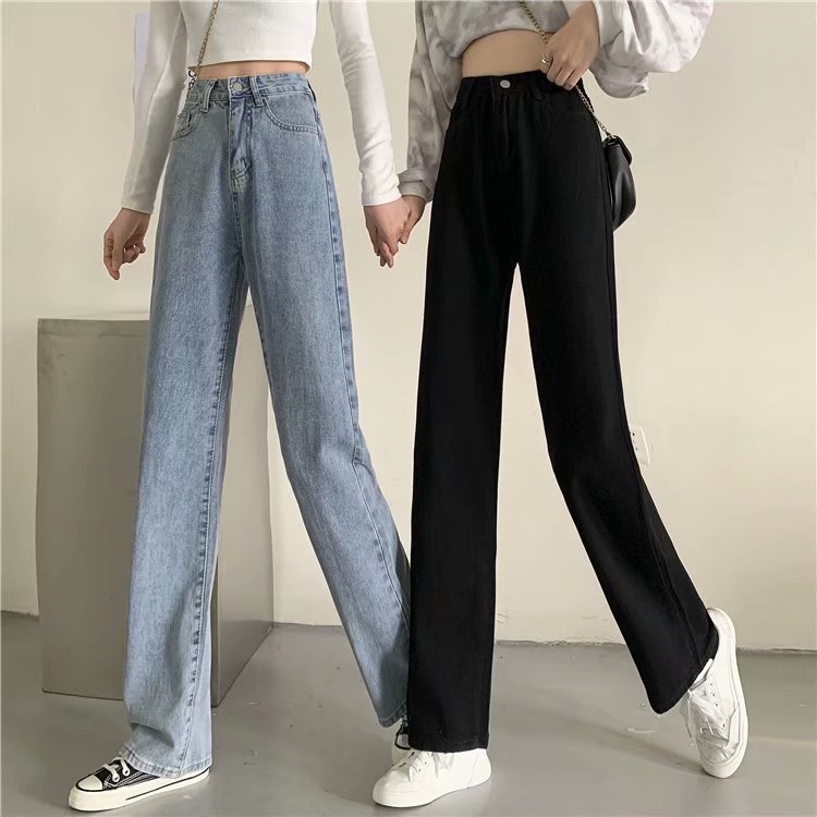 Fashionable Wide-leg Jeans