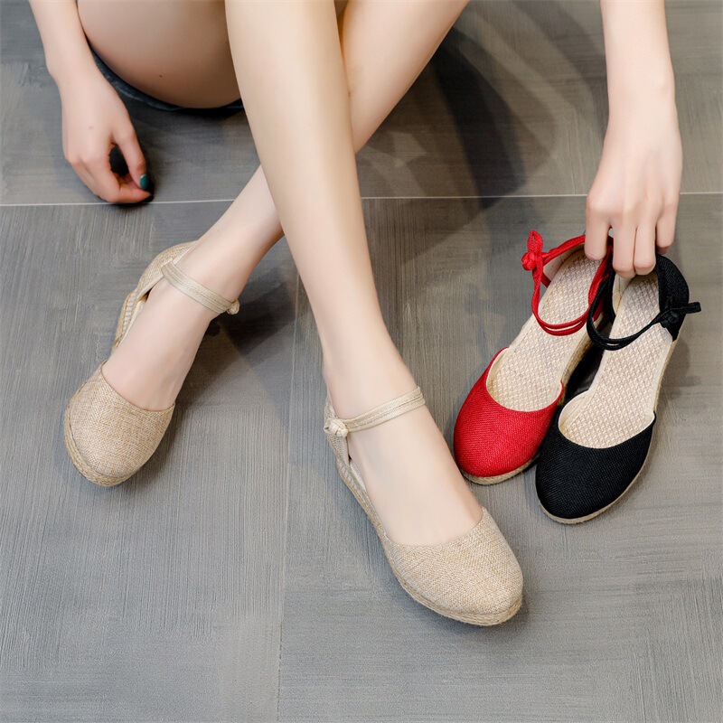 Women's Summer Sandals 2026 New Style Wedge Casual Roman High-Heeled Sandals Foreign Trade Fashion Korean Style Sandals Women's Summer Sandals 2026 New Style Wedge Casual Roman High-Heeled Sandals Foreign Trade Fashion Korean Style Sandals