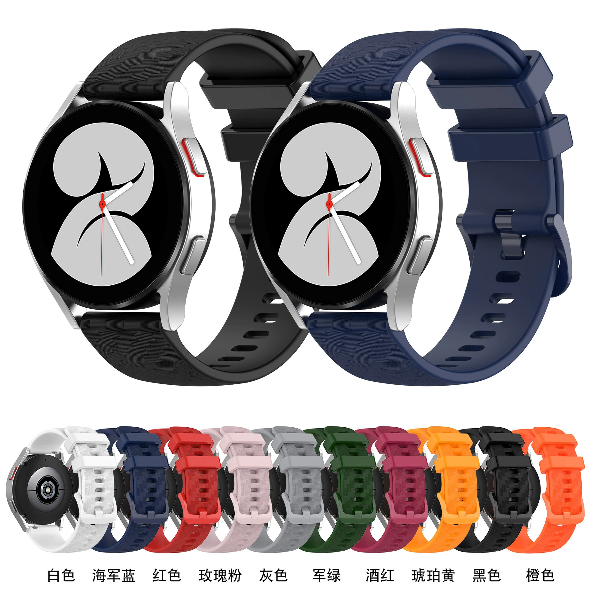 Для Jiaming vivoactive5/4/venu3/venu sq, сменный силиконовый ремешок из углеродного волокна, сменный Браслет