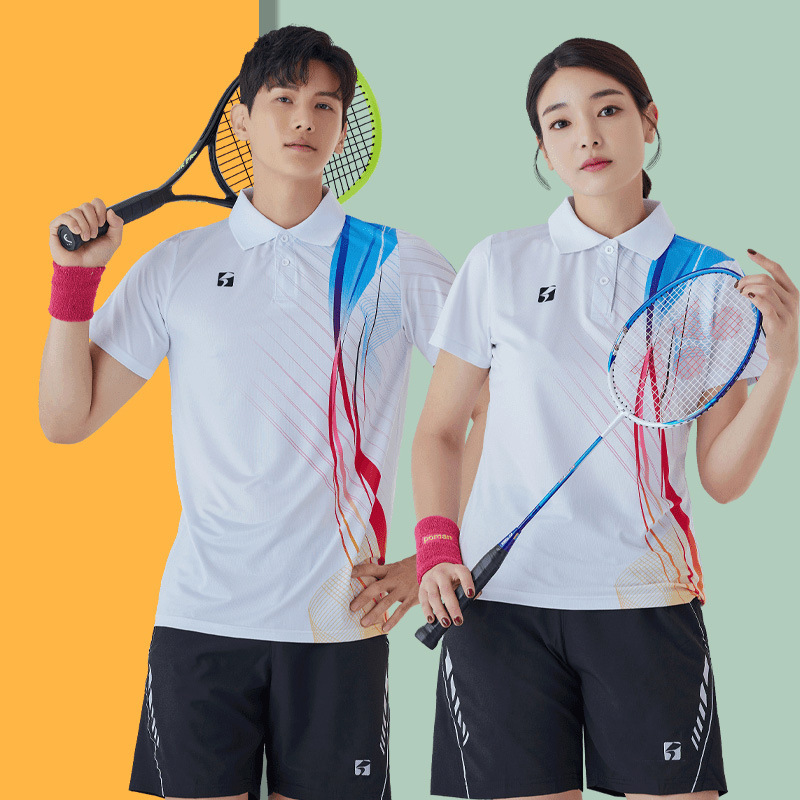 Badminton Sportswear Quick-drying Table Tennis Jersey Men's and Women's suit Tennis Competition Training Team Clothing Children's T-shirt Short
