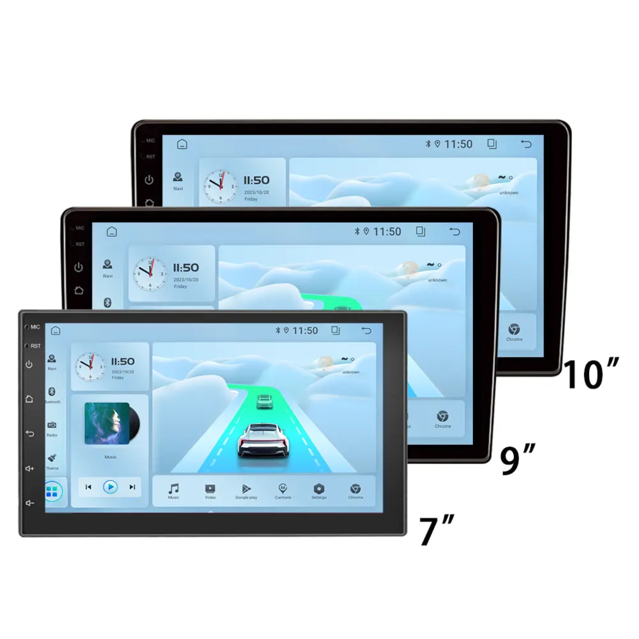Dingwei T100 9.10 düymlük Android avtomobil naviqatoru