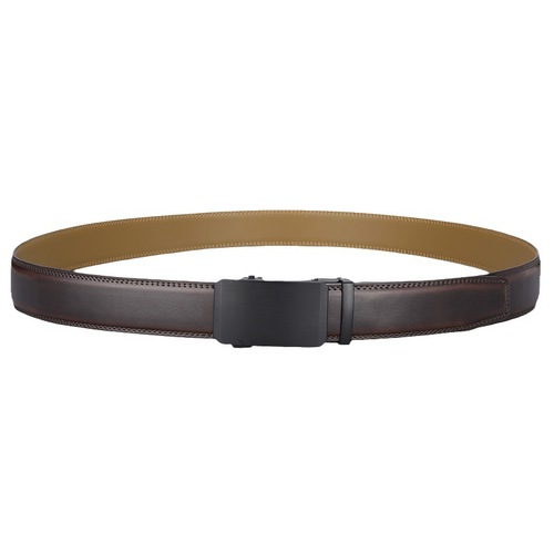 New high-grade cowhide leather belt for men's business, versatile for young and middle-aged people, Guangzhou alloy automatic buckle source manufacturer wholesale