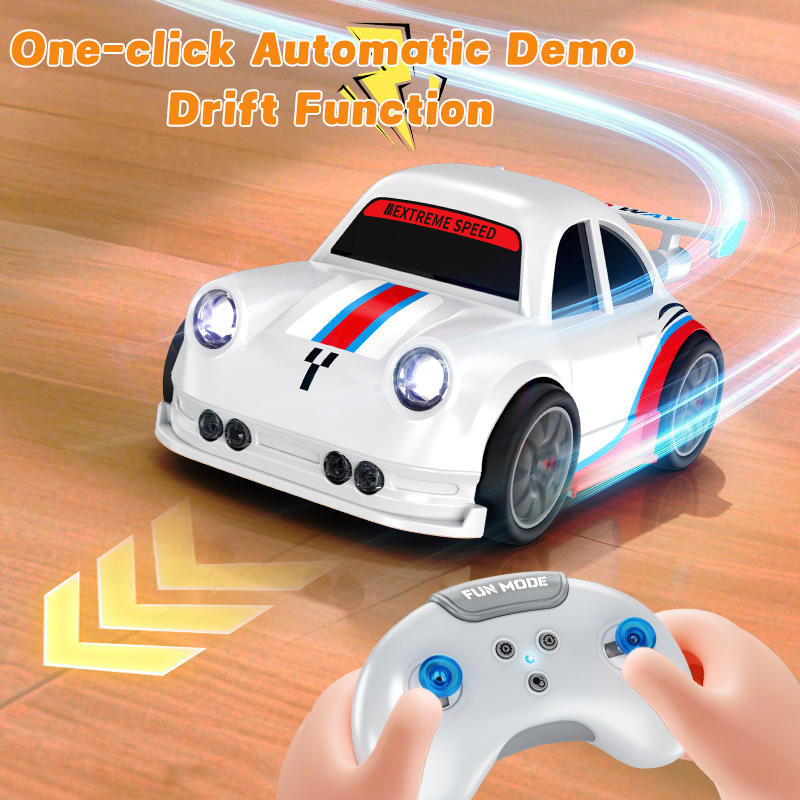 Inducción transfronteriza rc coche de control remoto Amazon inteligente de doble modo de dibujos animados coche eléctrico 4WD juguetes para niños