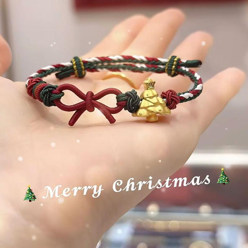 Christmas Bracelet Bracelet Gifts Finished Men's and Women's Woven diy Wearing Gold Jewelry Christmas for Girlfriend